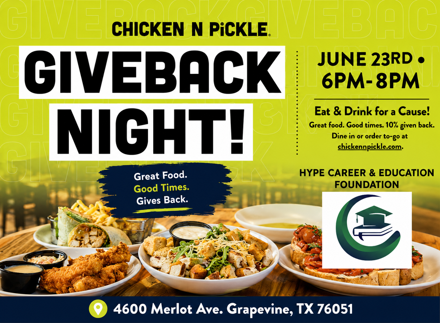 Chicken and Pickle Fundraiser Chicken and Pickle Fundraiser
