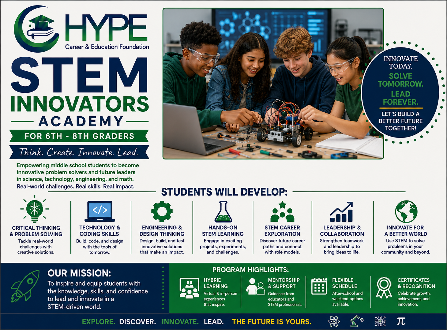 STEM Innovators STEM for middle school students